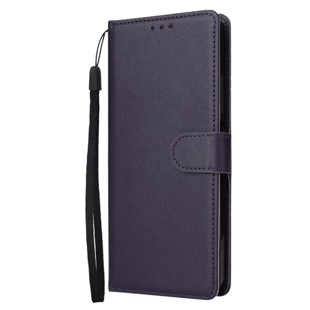(Blue) Compatible With Iphone 16E Flip Case Card Holder Kickstand Magnetic Pu Leather Wrist Strap Wallet Case Blue 764549510641
