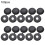 (Black, One size) 100Pcs/Pack Hinged Screw Cover Folding Plastic Screw Snap Covers Self-Tapping Screws Caps 1