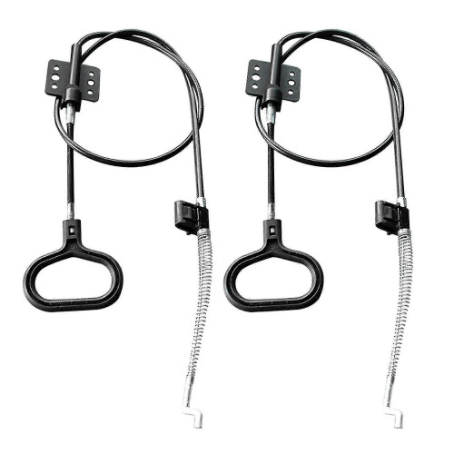 (2pcs, One size) Release Replacement Part Sofa Couch D-ring Handle Recliner Pull Cable Spring