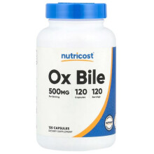 Nutricost, Ox Bél, 500 mg, 120 Capszulák