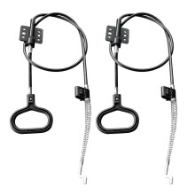 (2pcs, One size) Release Replacement Part Sofa Couch D-ring Handle Recliner Pull Cable Spring