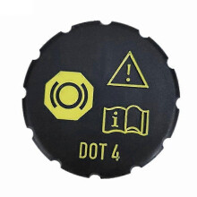 (As show, One size) Brake Fluid Reservoir Bottle Cap Leak Proof For C4 C5 301 307 2008 3008 464334