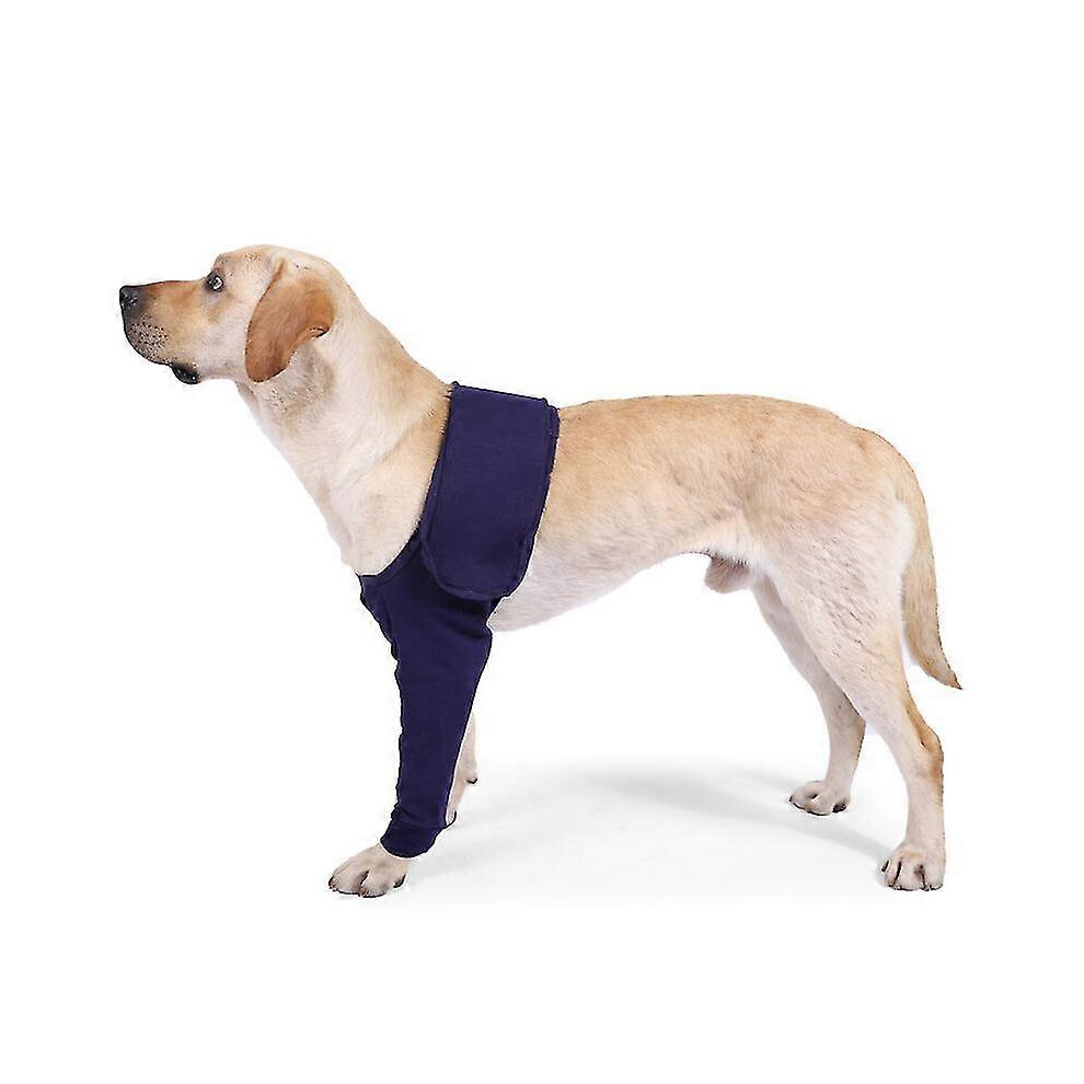 (As Show, One Size) Dogs Anti-Licking Protection Sleeve, Dog Surgery Recovery Sleeves For Pet Front Leg Injury Recover Sprains Xs 5062994793721