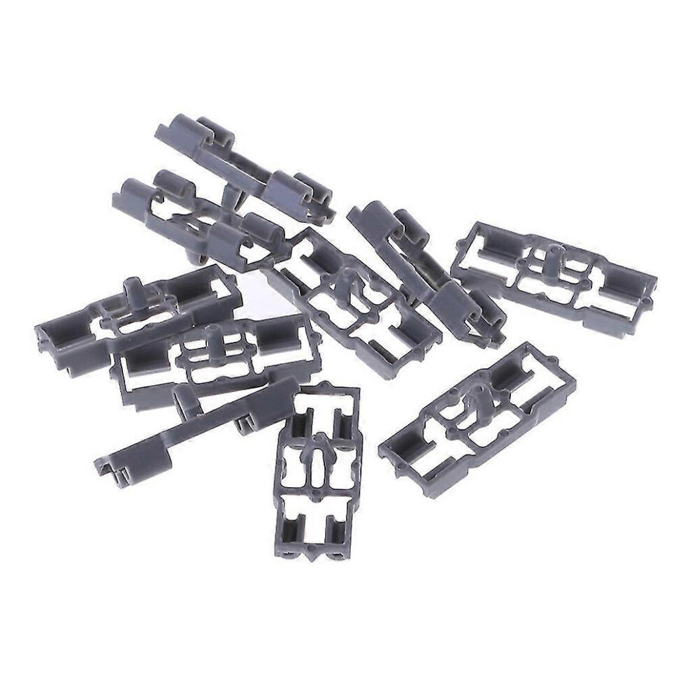 (As Show, One Size) 10Pcs Lower Door Weatherstrip Plastic Seal Retainer Clip Front Rear For Bmw X5 E53 5063595915796