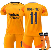 (28(150-160CM)) Comfortable 2425 Real Madrid Away RODRYGO #11 Training Suit With Socks