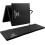 (Black) 6ft Tri Folding Gymnastics Exercise Mat 5cm Thick 1