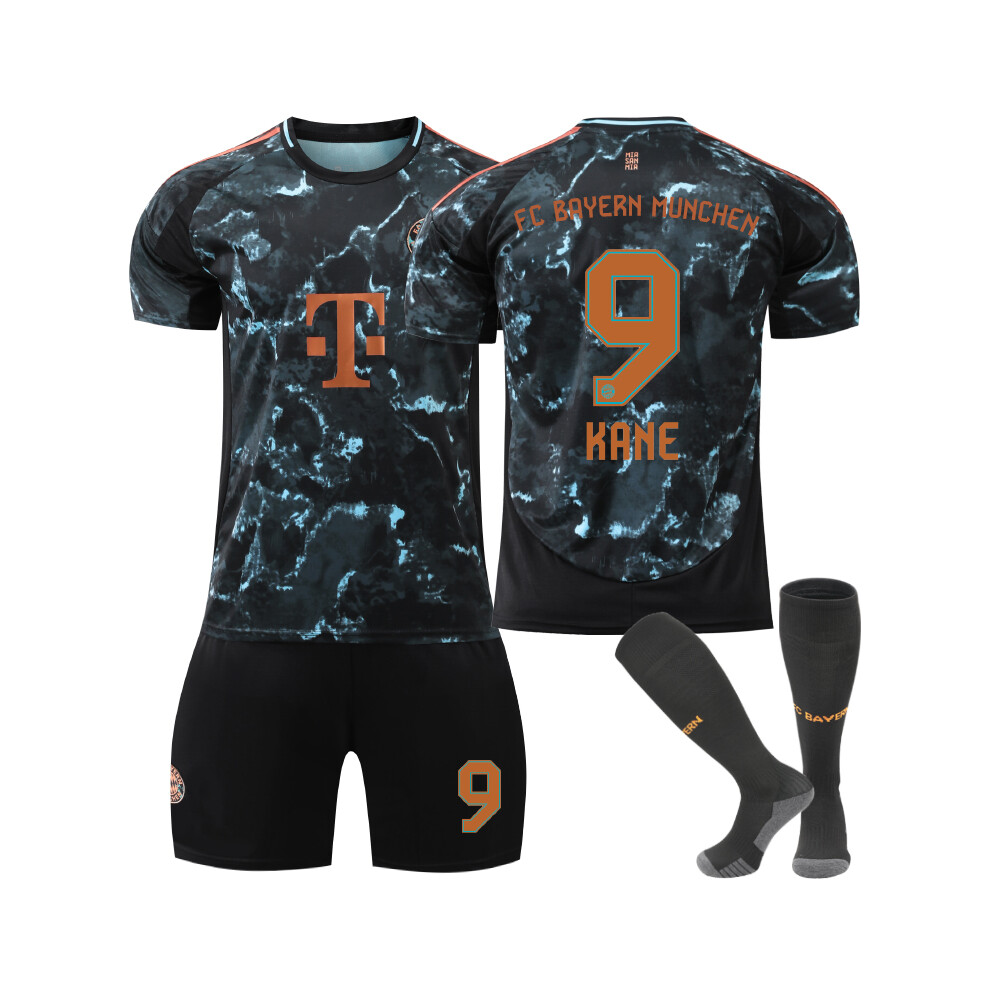 Qinyuchen (28(150-160Cm)) Comfortable 2425 Bayern Away Kane #9 Training Suit With Socks