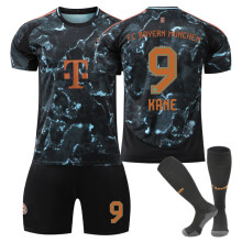 (XL(180-190CM)) Comfortable 2425 Bayern Away KANE #9 Training Suit With Socks