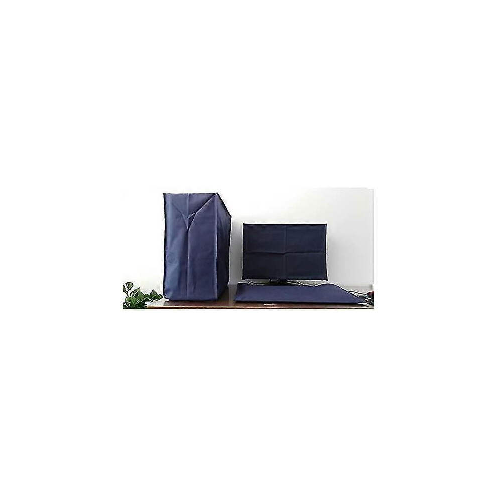(As Show, One Size) 3 Pieces Computer Dust Cover Monitor + Keyboard+ Computer Host Pc Dust Proof Computer Covers Case Computer Dust Cover For Desktop 5063595982071