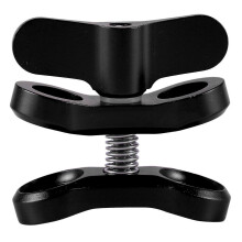 (As show, One size) Camera Accessory Diving Lights Ball Butterfly Clip Arm Mount Aluminum For Hero 3+/4/5 Gitup Sj6000