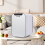 Living And Home White 18L Dual-Use Mini Refrigerator 1