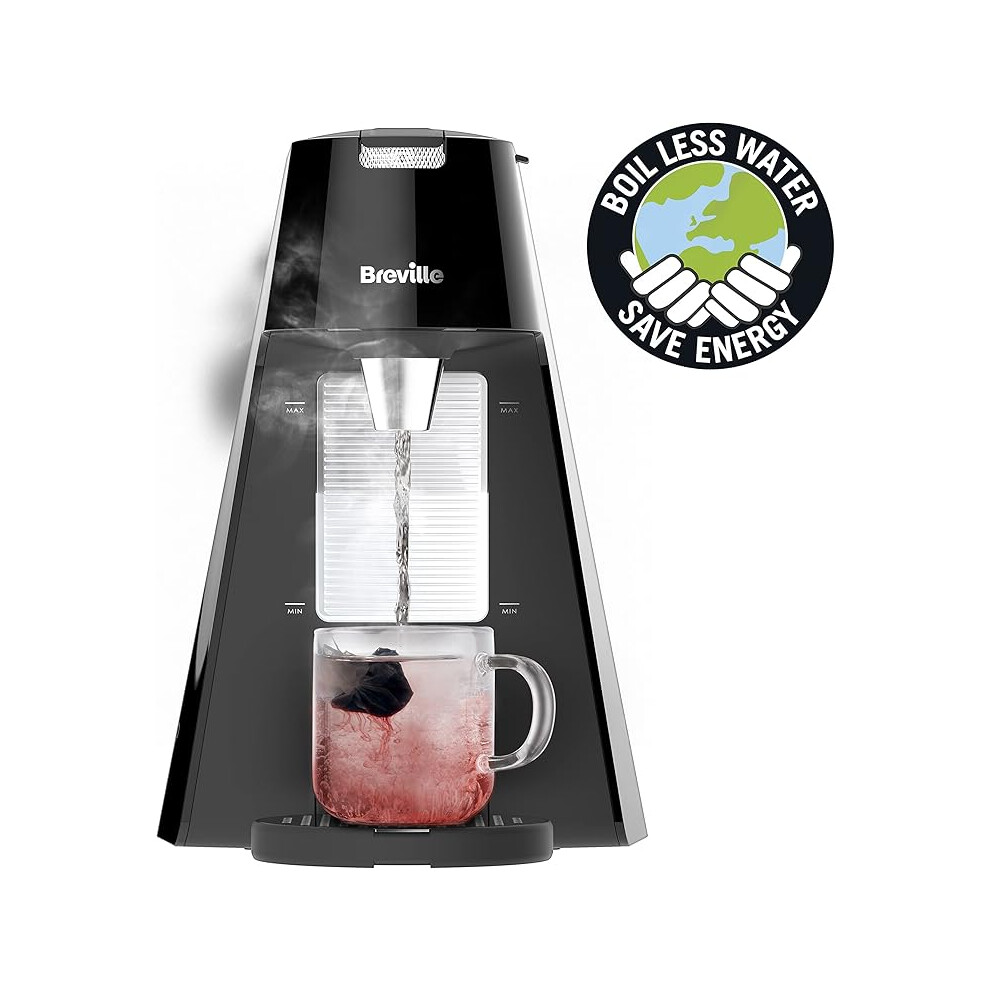 Breville HotCup Hot Water Dispenser1.7 Litres with 3 KW Fast Boil Gloss Black [VKT124]-image-OPC-PG8X5H2-NEW