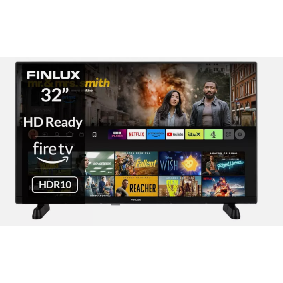 Finlux Fire Tv 32Mh24f 32" Inch Hd Ready Hdr Smart Tv 720P With Freeview Play 7502970384126