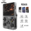 R36S Retro Handheld Video Game Console Linux System Red 64GB 2