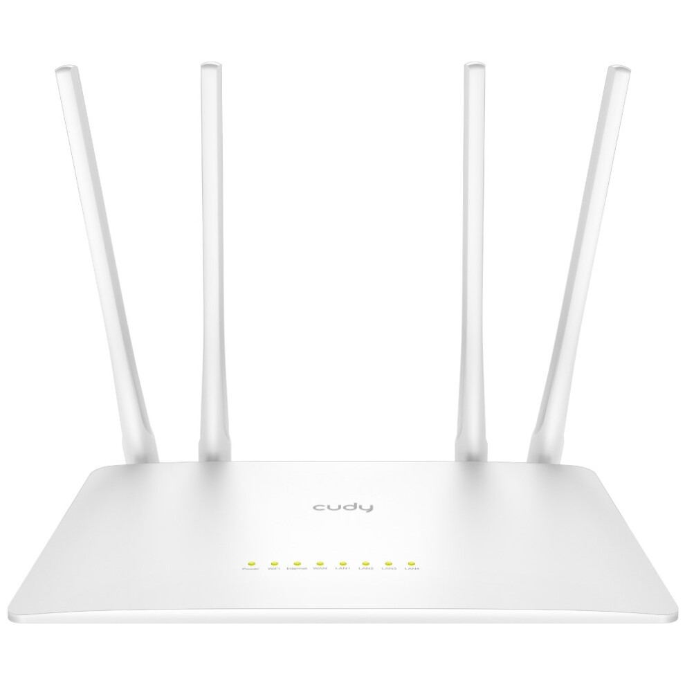 Cudy Wr1200 Wireless Router Fast Ethernet Dual-Band (2.4 Ghz / 5 Ghz) White