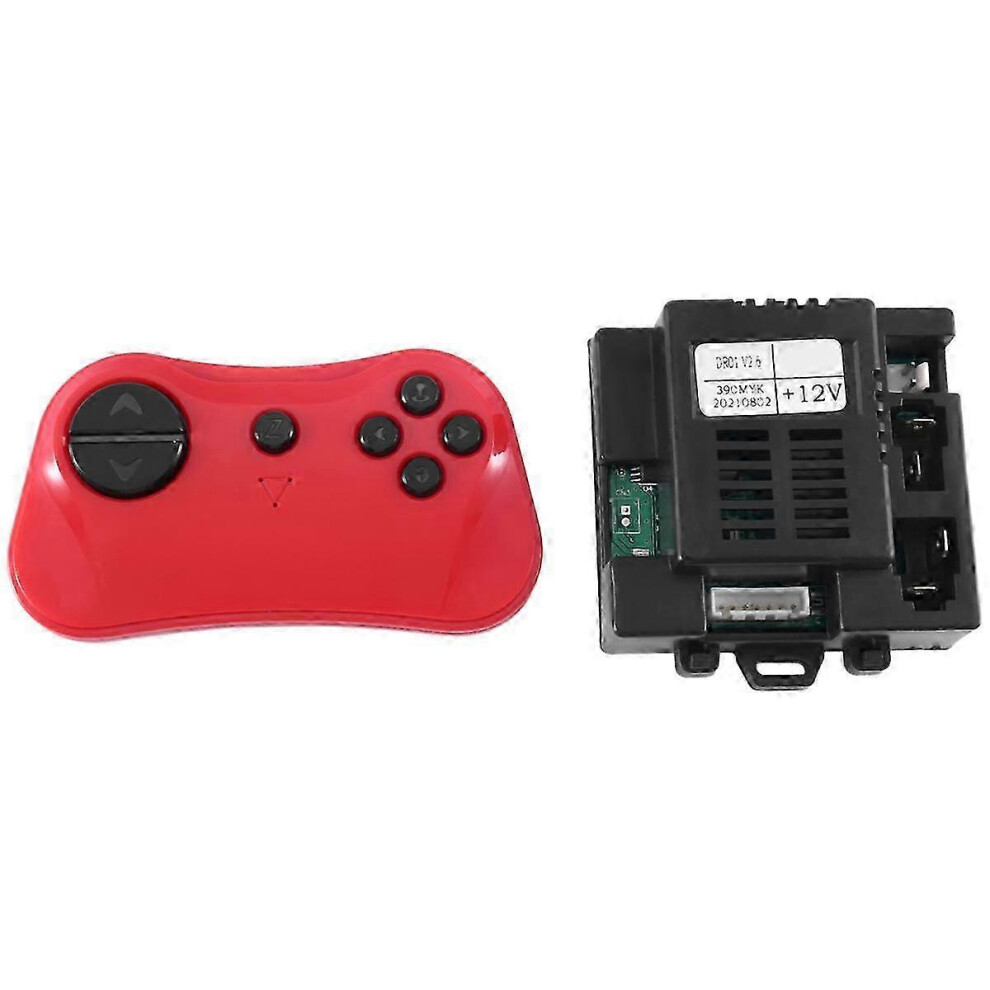 (As Show, One Size) Dr01 V2.6 390Myk 12V 2.4G Bluetooth Remote Control And Receiver For Children Electric Vehicle 5063595916229