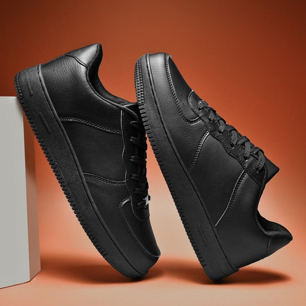 (black, 42) Lightweight Breathable Men&apos;s And Women&apos;s Casual Shoes, Fashionable Flat Sneakers With Non-slip Soles For Outdoor Activities And Tennis, Whit
