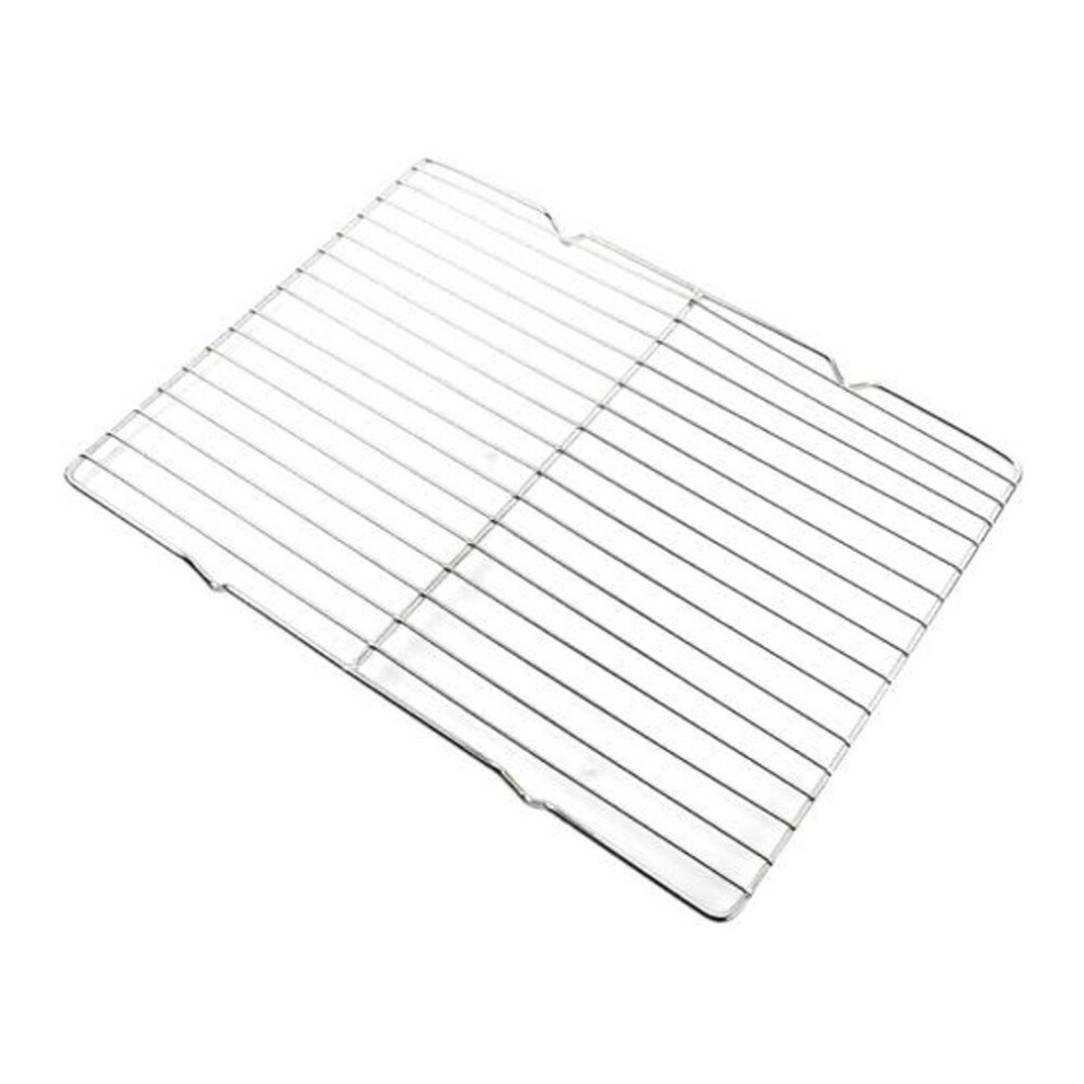 (as the picture, L) Stainless Steel Cooling Rack Oven Dishwasher Safe Baking Roasting Barbecue Grilling Net Rack Rectangle Steel Wire Cookie Rack Kitchen Gadgets