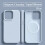 (iPhone12, Blue) iPhone Silicone Case with MagSafe 1