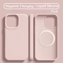 (iPhone12, Pink) iPhone Silicone Case with MagSafe