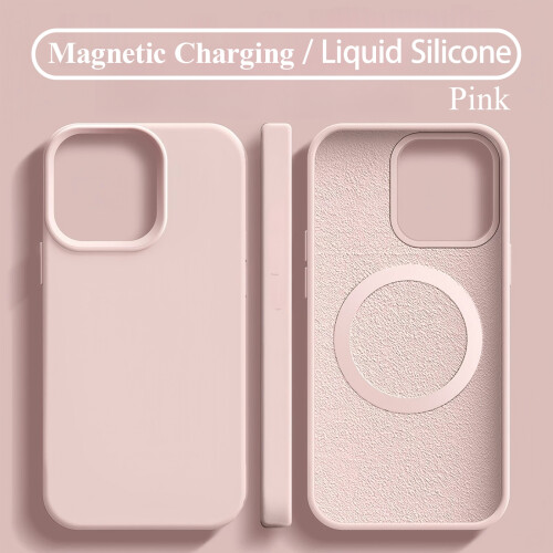 (iPhone12, Pink) iPhone Silicone Case with MagSafe