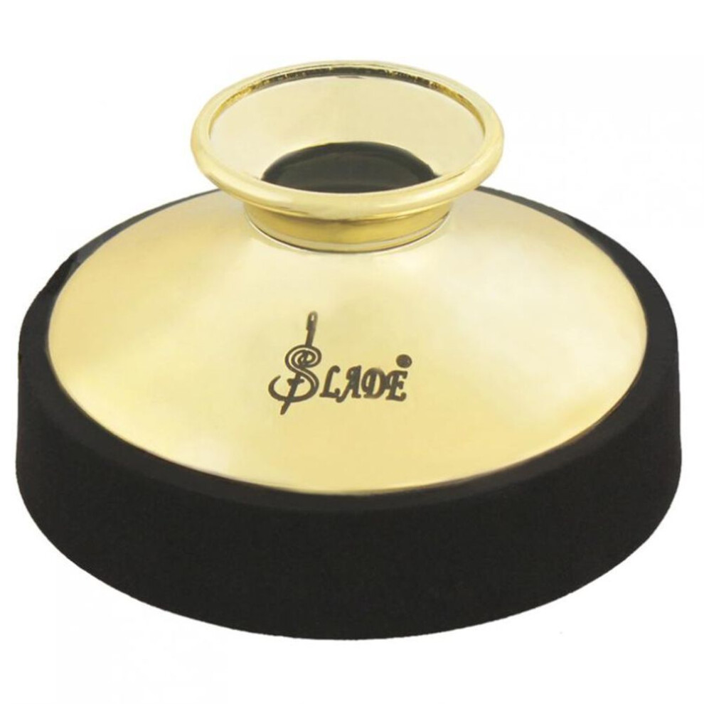 (gold) Abs Sax Mute Dampener Silencer For Alto Saxophone Fine Workmanship Durable 3 Color To Choose