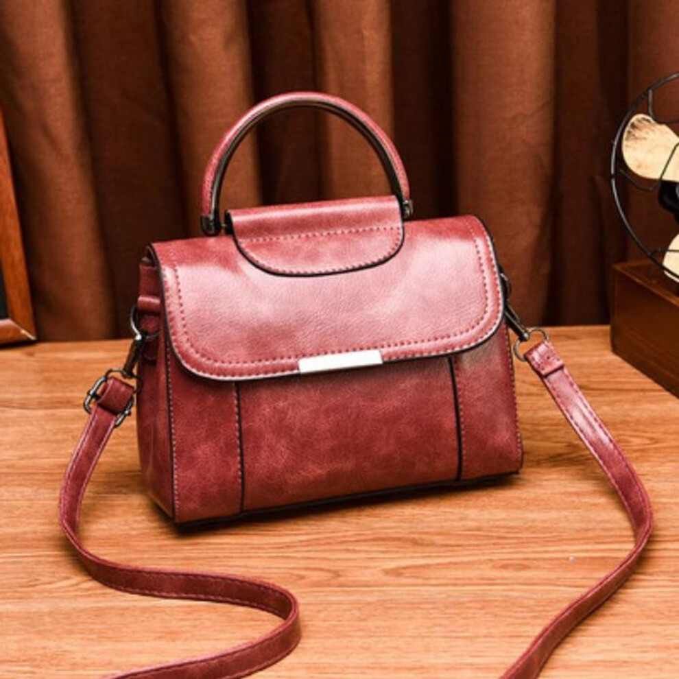 (pink) 2023 New Fashion Retro Handbag Spring and Summer New Fashion Simple Shoulder Messenger Bag Women's Bag