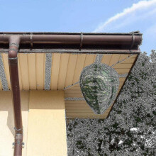 (Dark green, One size) 4 Pieces Waterproof Wasp Nest Decoys Hanging Hornet Deterrents Fake Cloth Wasp Nest Non-toxic Bee Decoy Deterrent For Home And Garden Ou