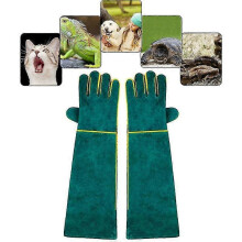 (As show, One size) Pet supplies dog training gloves, leather anti-bite, suitable for training dogs