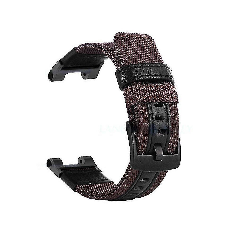 (, One Size) For Huami Amazfit T-Rex/T-Rex Pro/Ares Watch Strap With Buckle Nylon+Watch Band 22Mm Watchband Brown 5062994771682