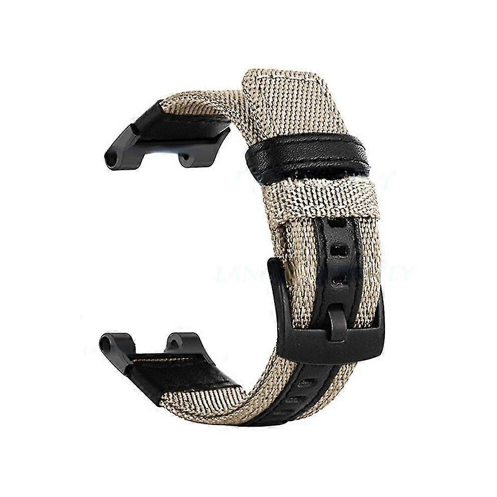 (Khaki, One Size) For Huami Amazfit T-Rex/T-Rex Pro/Ares Watch Strap With Buckle Nylon+Watch Band 22Mm Watchband 5062994771705
