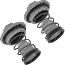 (As show, One size) 2 Sets Motorcycle Engine Oil Drain Screw Fittings Compatible With Gy6 50cc-150cc Atv Go Kart Moped Motorcycle Scooter Oil Drain Plug Set