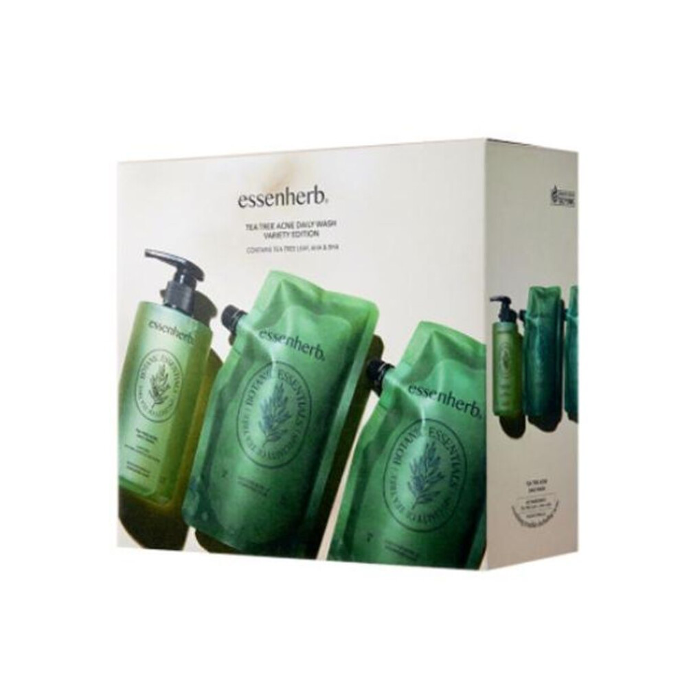 (Variety Package) Essen Herb Tea Tree Arc Daily Wash, 1, 500ml Korean Cosmetics
