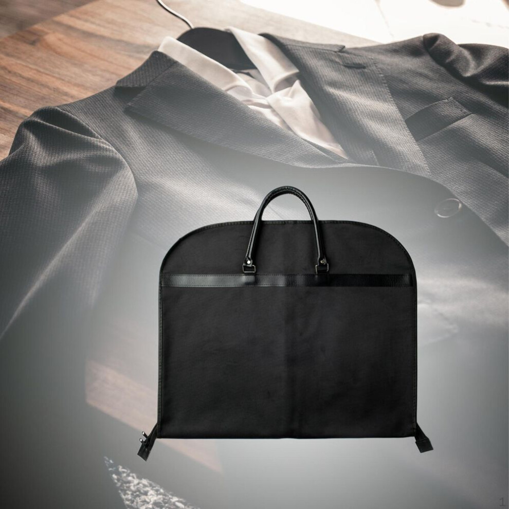 (black) Garment Bag Suit ,lightweight, Hanging Clothes ,closet Storage Cover For