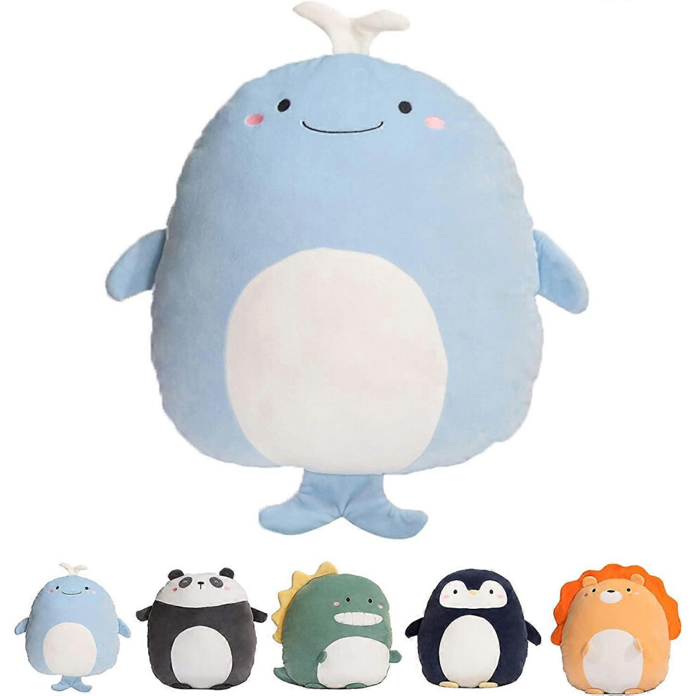 Konhill (As Show, One Size) Liangnv Soft Whale Dophin Plush Hugging Pillow Cute Stuffed Animal Plushies Toy Kids Stuffed Animals Plush Toys For Birthday, Vale