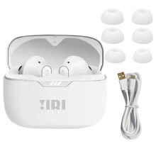 Tune 230nc TWS In-Ear-Kopfhörer mit aktiver Geräuschunterdrückung, Bluetooth, wasserfest, kompakt und leicht in Weiß