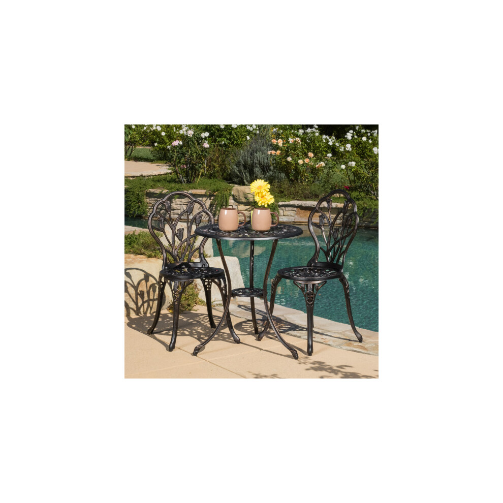 Not,Specified Nassau Cast 3Pc Bistro Set Size 26.50
