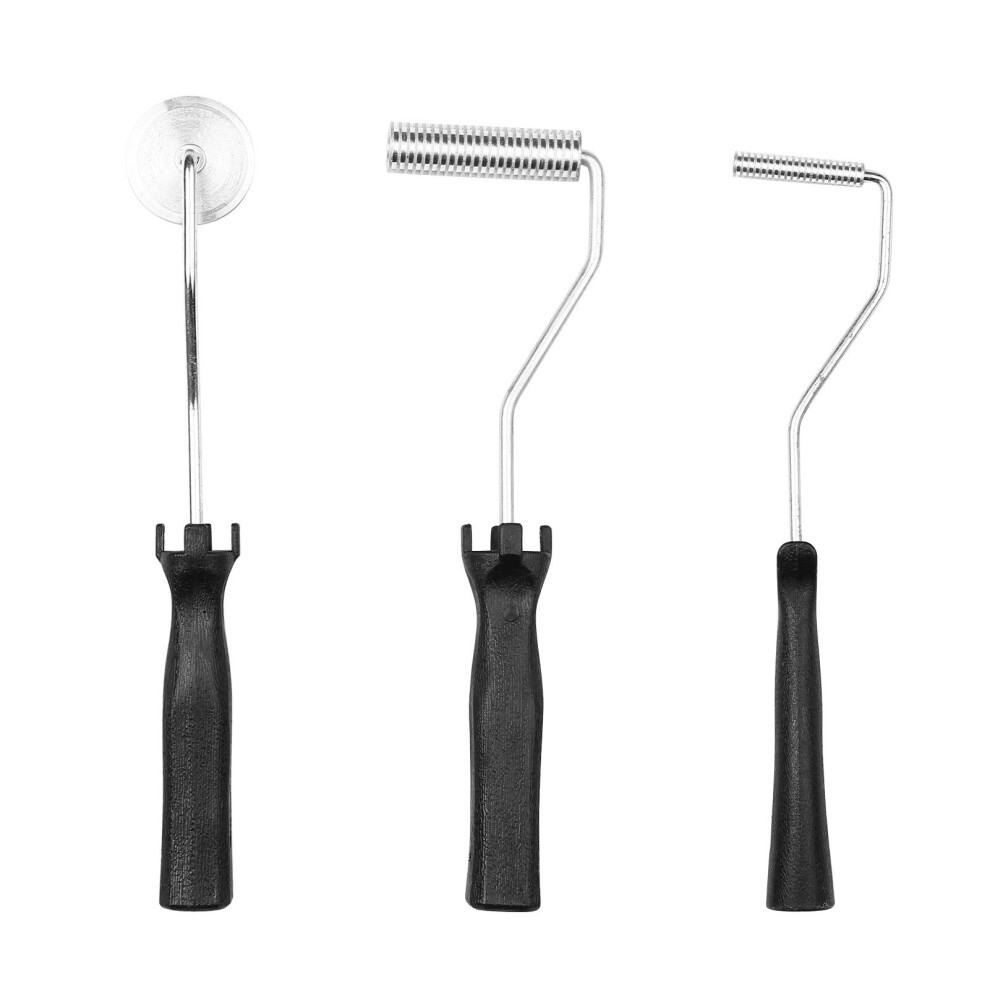 3Pcs Fiberglass Roller Tool Kit Fiberglass Bubble Paddle Tool Laminated Paint Roller Kit For Mold Resin Fiberglass Resin Bathtub 4006889792124