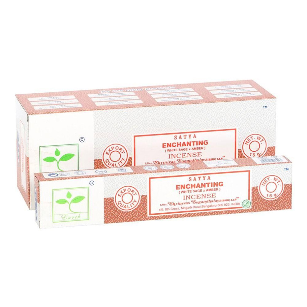 Satya Enchanting Earth Incense Sticks (Pack of 6)-image-OPC-PG8XNJD-NEW