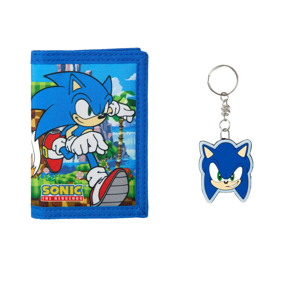 New Sonic The Hedgehog Men's Childrens/Kids Sonic And Tails Wallet