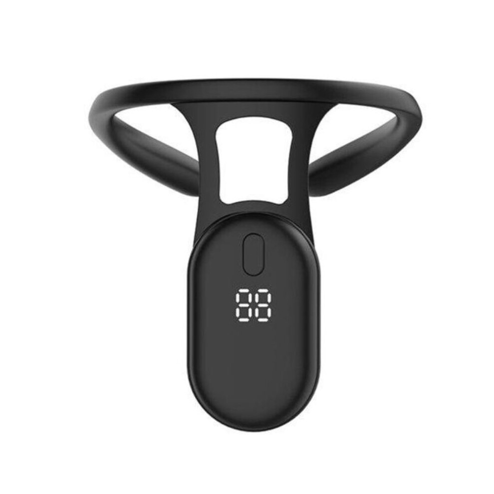 (black) Ultrasonic Lymphatic Soothing Body Shaping Neck Massager Neck Pain Relief Smart Sitting Posture Corrector For Men Women Children