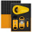 (yellow) Cigar cutter tool set cigarette cutter ceramic ashtray multifunctional cigarette accessories 1