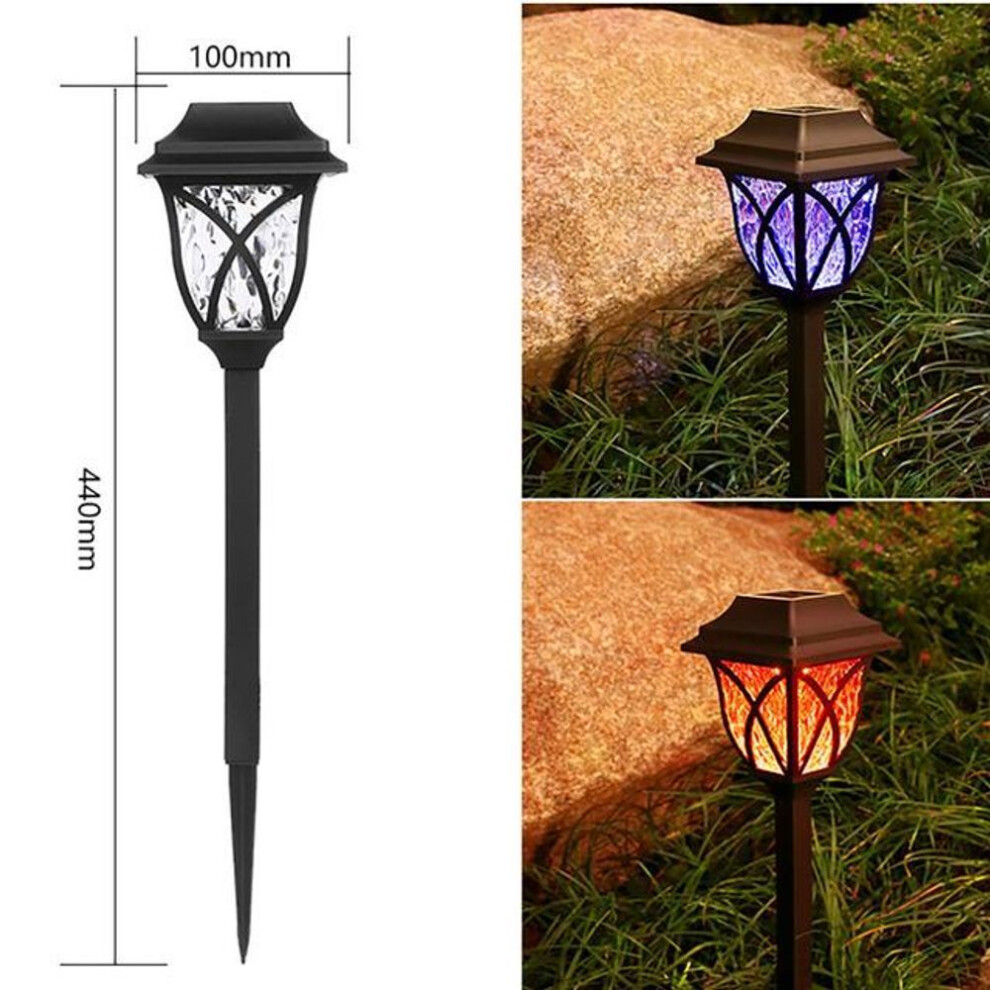 (multicolor, 4 PCS) 1/2/4/6/8pcs Led Solar Lights For Garden Decoration Outdoor Waterproof Led Landscape Light Ground Solar Power Yard Lawn Lamp Pathway Lights