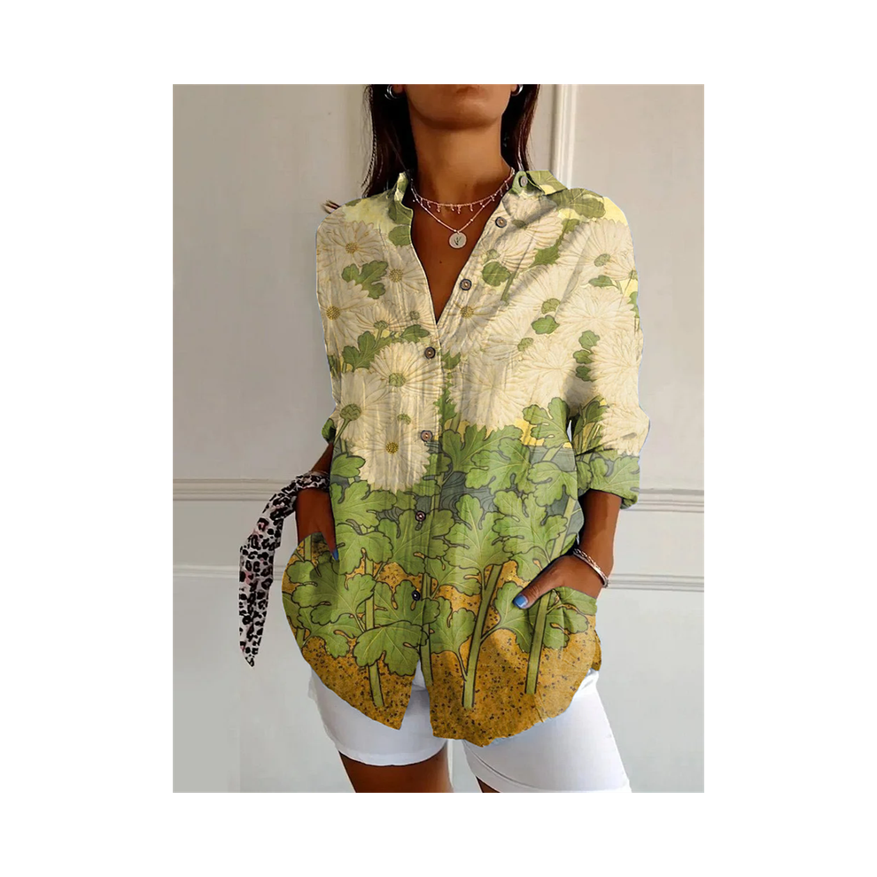 Maxpower (Yk1710-, Xl) New Women's Shirt Summer European And American Trend Half-Sleeved Shirt Leopard Print 3D Shirt Fashion Beach Fg Shirt N