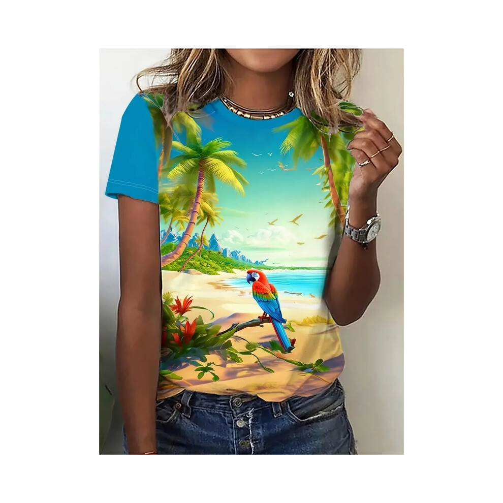Maxpower (9103, Xxl) Print Tees Casual Street Tops Camisetas Woman Clothing Summer Short Sleeve Women's T-Shirt Ropa De Mujer Ofertas Chic Not,Specified