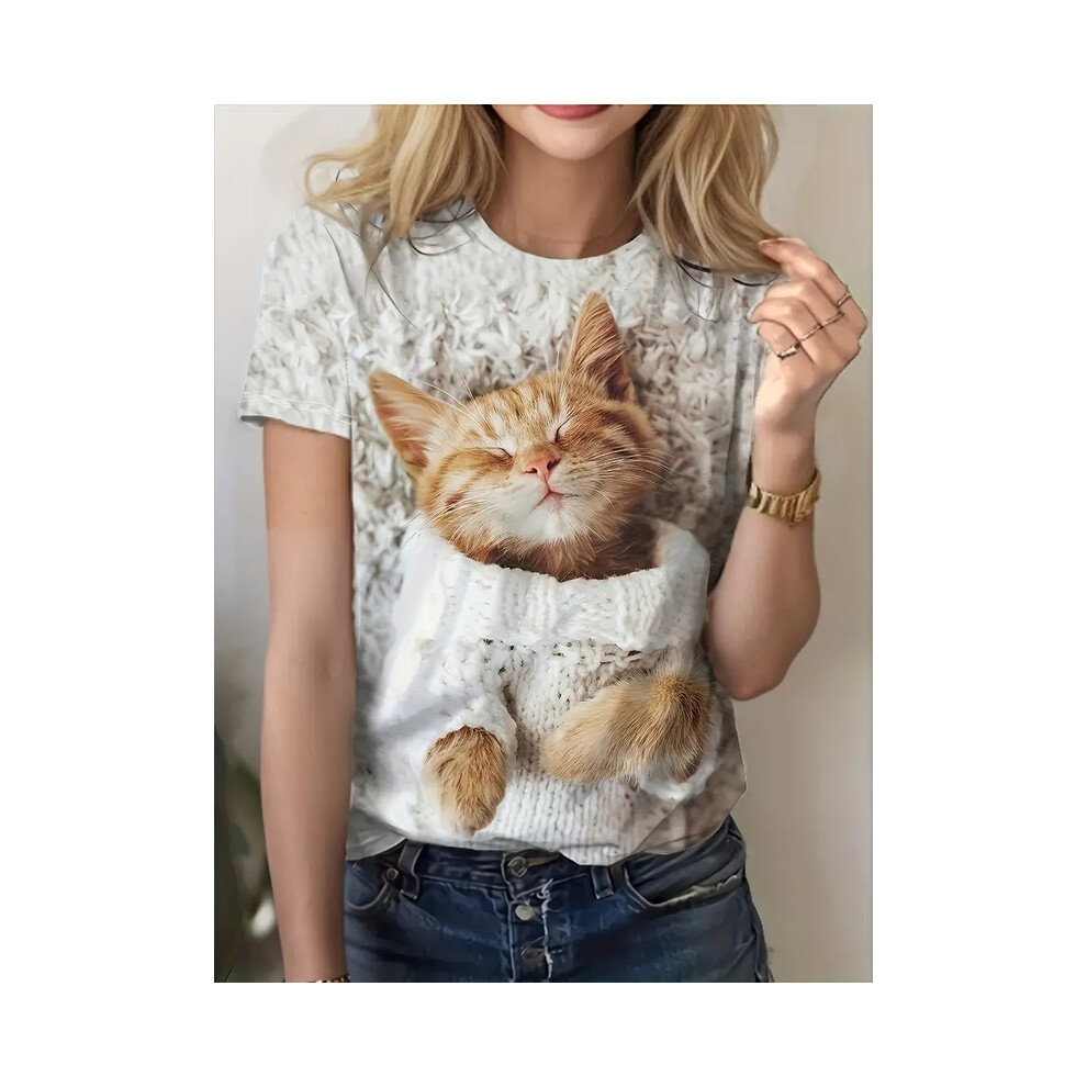 Maxpower (9104, S) Print Tees Casual Street Tops Camisetas Woman Clothing Summer Short Sleeve Women's T-Shirt Ropa De Mujer Ofertas Chic