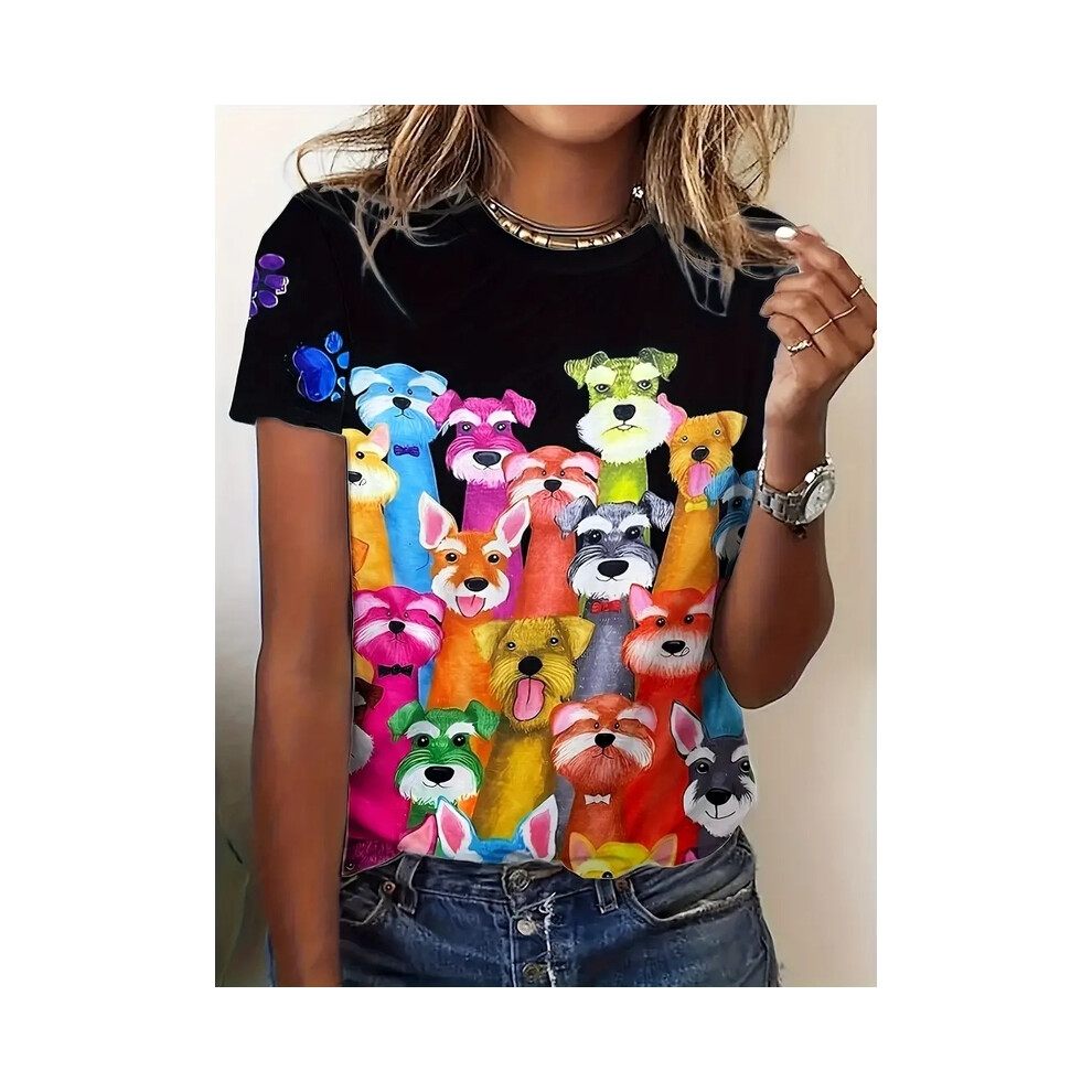 Maxpower (9109, S) Print Tees Casual Street Tops Camisetas Woman Clothing Summer Short Sleeve Women's T-Shirt Ropa De Mujer Ofertas Chic Not,Specified