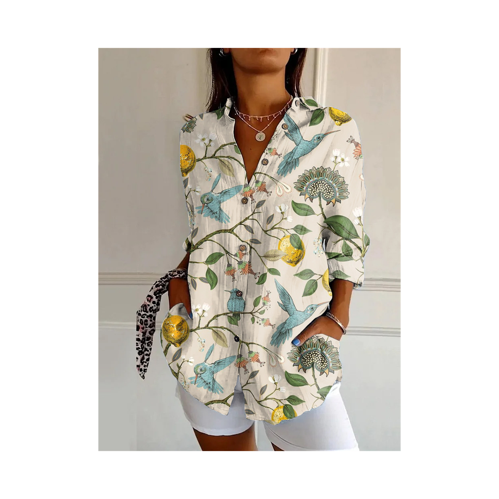 Maxpower (Yk1779, Xxxl) New Women's Long Shirt Summer European And American Trendy Half-Sleeved Shirt Tiger Pattern Printed 3D Shirt