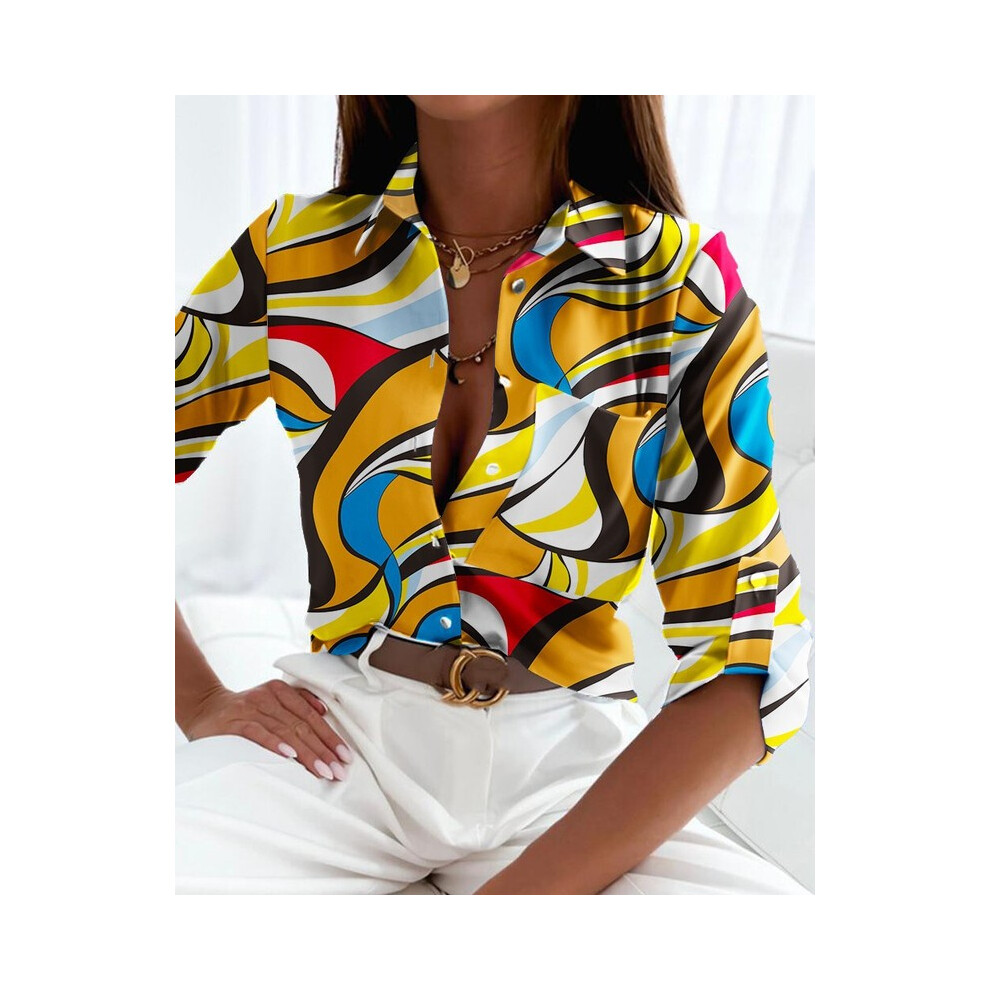 (31, XL) Red And White Striped Shirt Womens Vintage Casual Shirts Lady Fall Commute Style Blouses Long Sleeve Fashion Oversize Top Gift