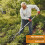 Long Handled Flexible Oscillating Hoe Adjustable Head Weeder Stirrup Garden Tool 4